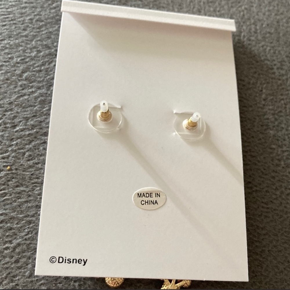 BAUBLEBAR Disney MICKEY MOUSE Dangled Colored Stone Earrings-NEW - Picture 2 of 2
